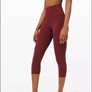 Lululemon Maroon leggings